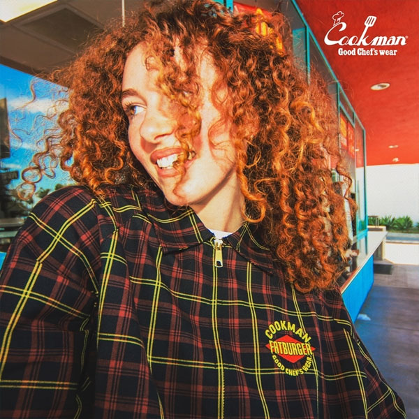 COOKMAN クックマン Delivery Jacket FAT Tartan Check -RED- メンズ ジャケット デリバリージャケット アウター 送料無料 atfjkt