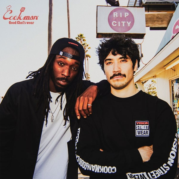 COOKMAN クックマン Delivery Jacket Vision Logo Black -BLACK- メンズ ジャケット デリバリージャケット アウター コラボ atfjkt