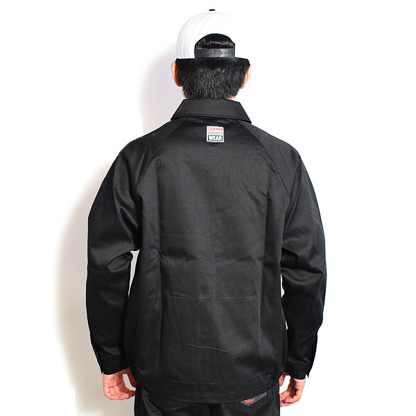 COOKMAN クックマン Delivery Jacket Vision Logo Black -BLACK- メンズ ジャケット デリバリージャケット アウター コラボ atfjkt