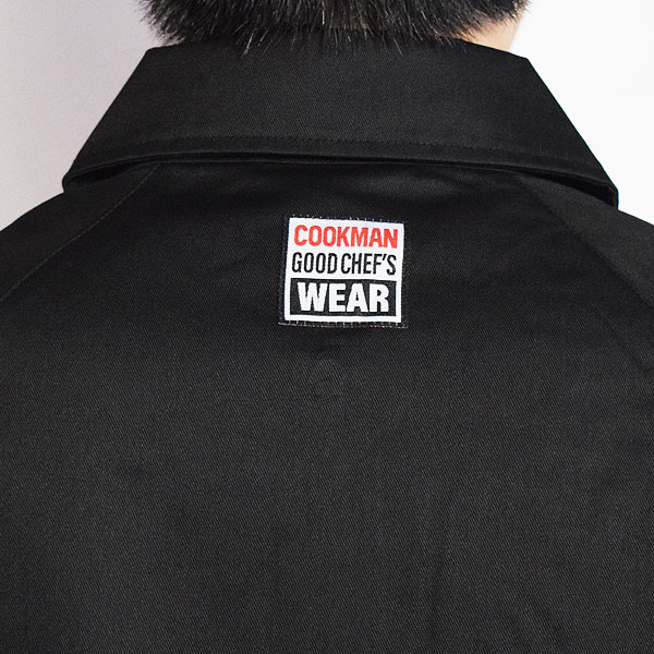 COOKMAN クックマン Delivery Jacket Vision Logo Black -BLACK- メンズ ジャケット デリバリージャケット アウター コラボ atfjkt