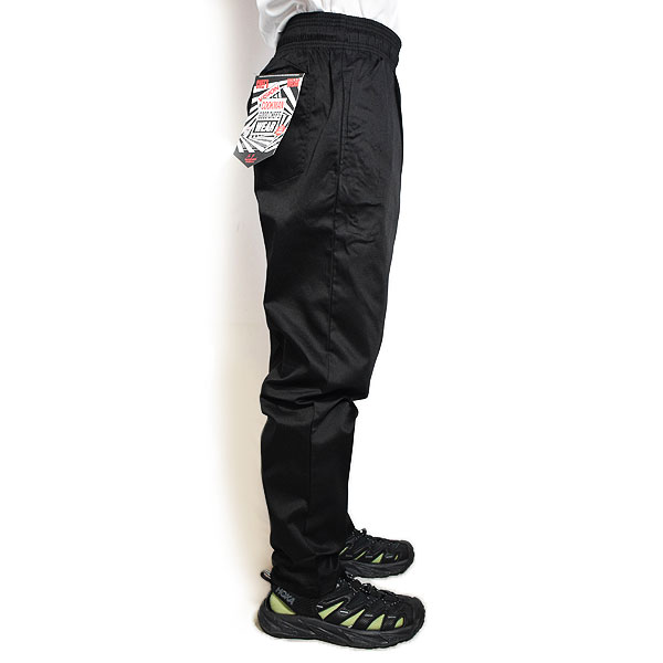 COOKMAN クックマン Chef Pants Vision Logo Black -BLACK- メンズ パンツ シェフパンツ イージーパンツ コラボ ストリート atfpts