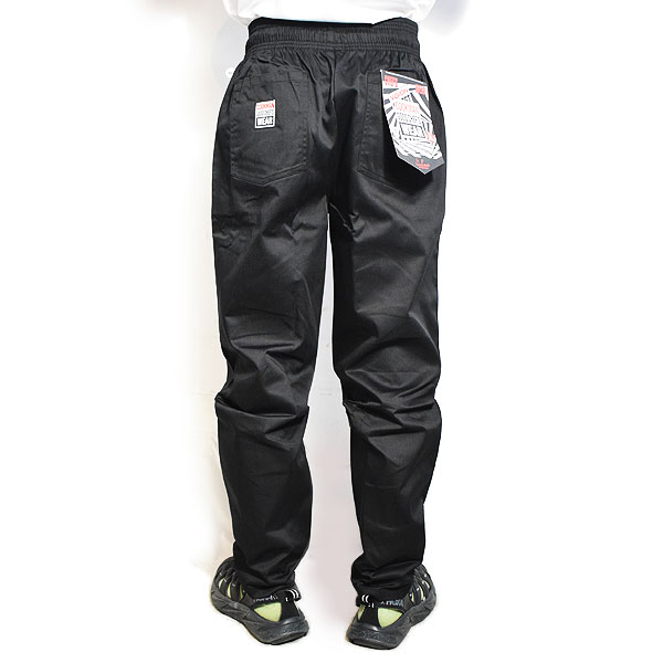 COOKMAN クックマン Chef Pants Vision Logo Black -BLACK- メンズ パンツ シェフパンツ イージーパンツ コラボ ストリート atfpts