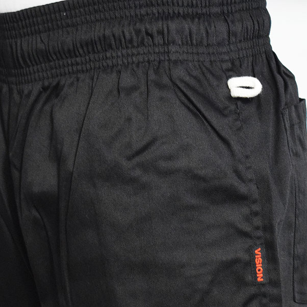 COOKMAN クックマン Chef Pants Vision Logo Black -BLACK- メンズ パンツ シェフパンツ イージーパンツ コラボ ストリート atfpts