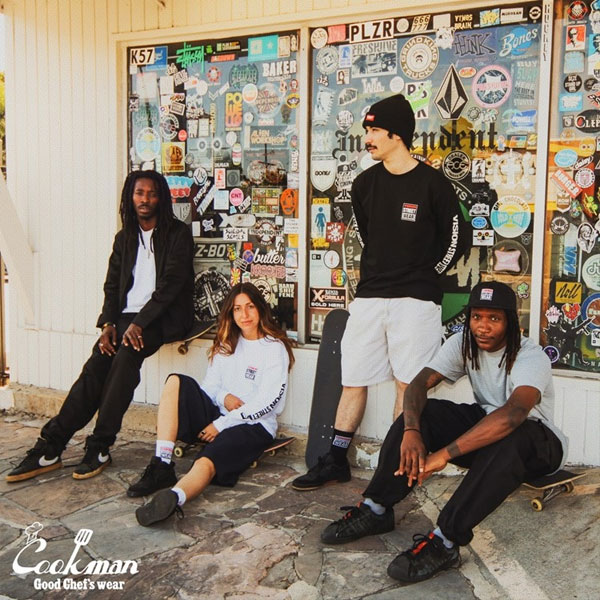 COOKMAN クックマン Chef Pants Vision Logo Black -BLACK- メンズ パンツ シェフパンツ イージーパンツ コラボ ストリート atfpts