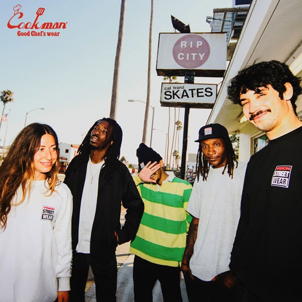 COOKMAN クックマン Chef Pants Vision Logo Black -BLACK- メンズ パンツ シェフパンツ イージーパンツ コラボ ストリート atfpts