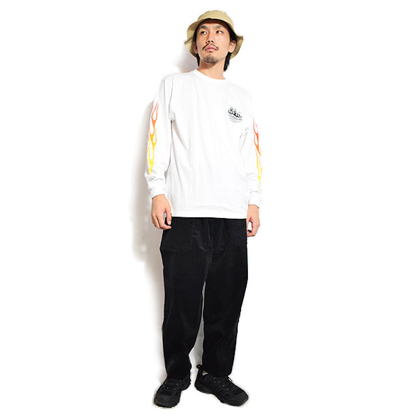 COOKMAN クックマン Harvest Pants Cropped High Wale Corduroy Dark Black -BLACK- メンズ パンツ atfpts