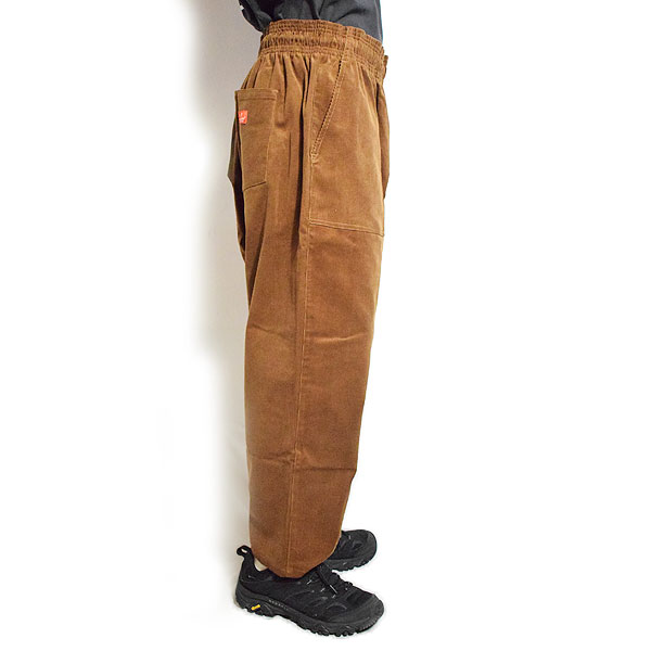 COOKMAN クックマン Harvest Pants Cropped High Wale Corduroy Dark Brown -DARK BROWN- メンズ パンツ atfpts
