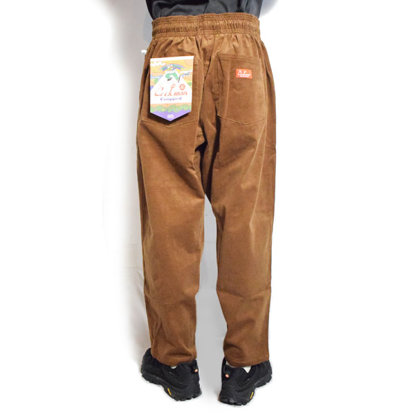COOKMAN クックマン Harvest Pants Cropped High Wale Corduroy Dark Brown -DARK BROWN- メンズ パンツ atfpts