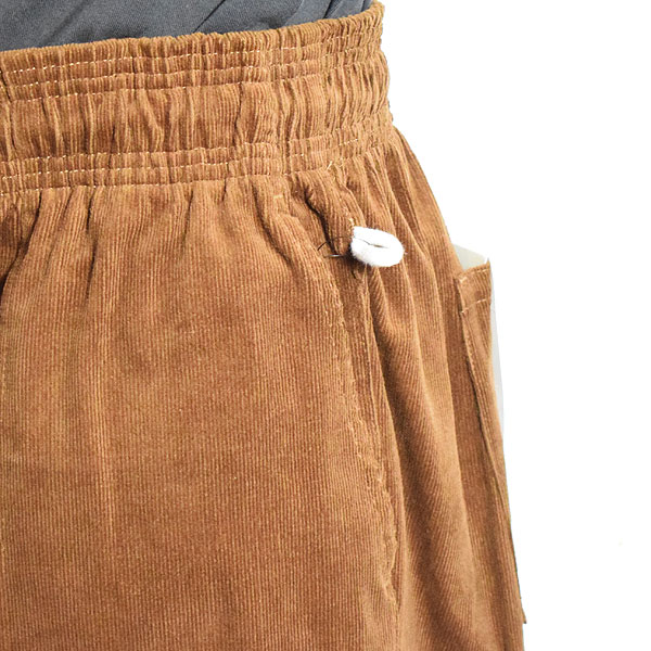 COOKMAN クックマン Harvest Pants Cropped High Wale Corduroy Dark Brown -DARK BROWN- メンズ パンツ atfpts