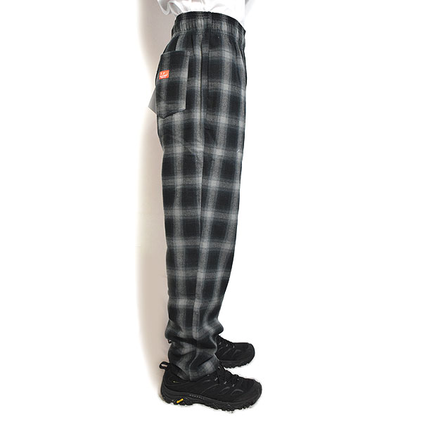 COOKMAN クックマン Chef Pants Tweed Ombre Check Black -BLACK- メンズ パンツ シェフパンツ atfpts