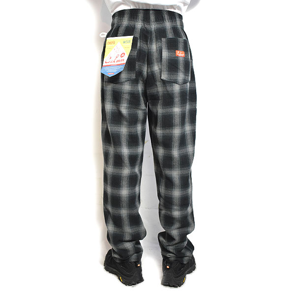 COOKMAN クックマン Chef Pants Tweed Ombre Check Black -BLACK- メンズ パンツ シェフパンツ atfpts