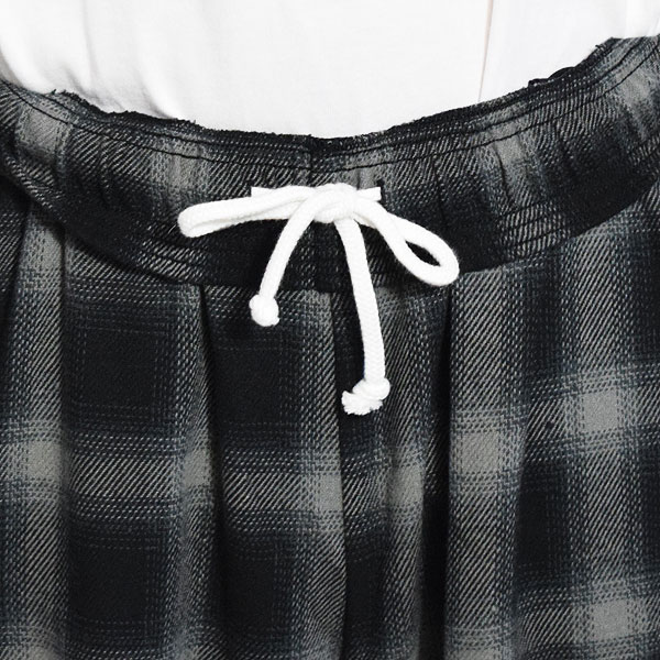 COOKMAN クックマン Chef Pants Tweed Ombre Check Black -BLACK- メンズ パンツ シェフパンツ atfpts