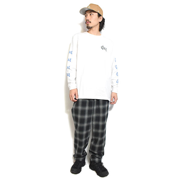 COOKMAN クックマン Chef Pants Tweed Ombre Check Black -BLACK- メンズ パンツ シェフパンツ atfpts