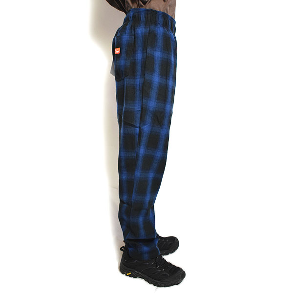 COOKMAN クックマン Chef Pants Tweed Ombre Check Blue -BLUE- メンズ パンツ シェフパンツ atfpts