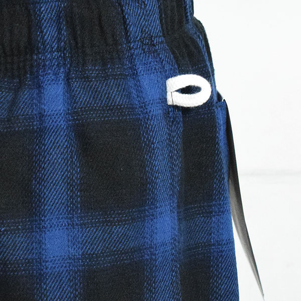 COOKMAN クックマン Chef Pants Tweed Ombre Check Blue -BLUE- メンズ パンツ シェフパンツ atfpts