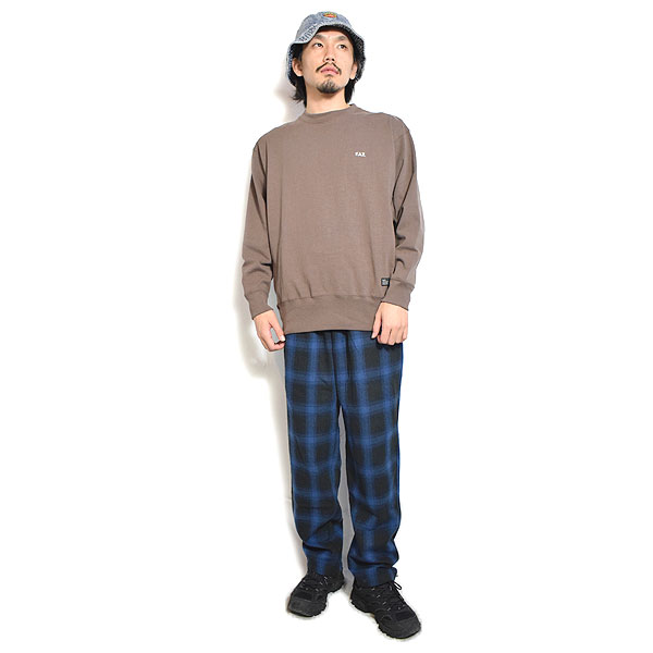 COOKMAN クックマン Chef Pants Tweed Ombre Check Blue -BLUE- メンズ パンツ シェフパンツ atfpts