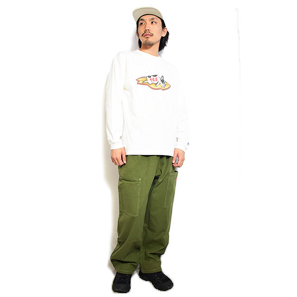 COOKMAN クックマン Chef Pants Semiwide Front Pocket Duck Canvas Olive -OLIVE GREEN- メンズ シェフパンツ atfpts