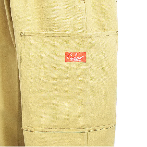COOKMAN クックマン Chef Pants Semiwide Front Pocket Duck Canvas Peanuts -BEIGE- メンズ シェフパンツ atfpts