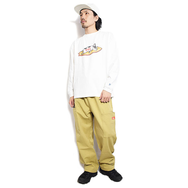 COOKMAN クックマン Chef Pants Semiwide Front Pocket Duck Canvas Peanuts -BEIGE- メンズ シェフパンツ atfpts