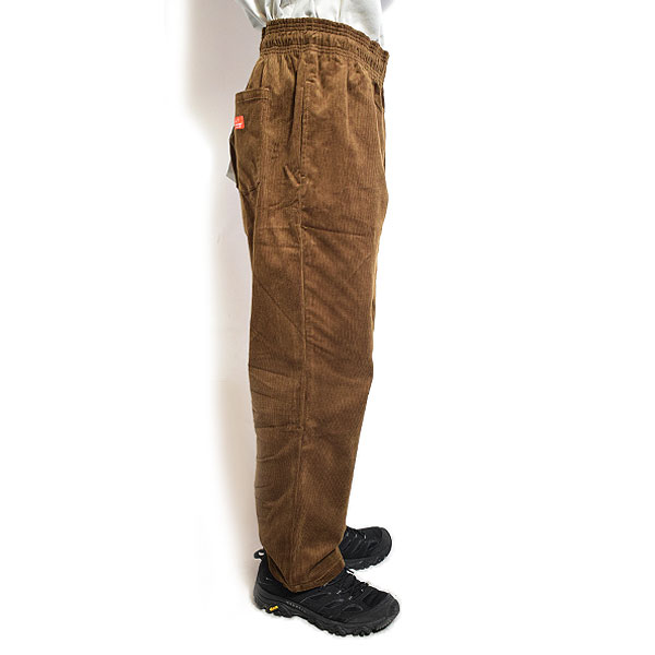 COOKMAN クックマン Chef Pants Semiwide Corduroy Dark Brown -DARK BROWN- メンズ パンツ シェフパンツ atfpts