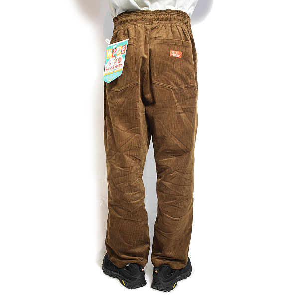 COOKMAN クックマン Chef Pants Semiwide Corduroy Dark Brown -DARK BROWN- メンズ パンツ シェフパンツ atfpts
