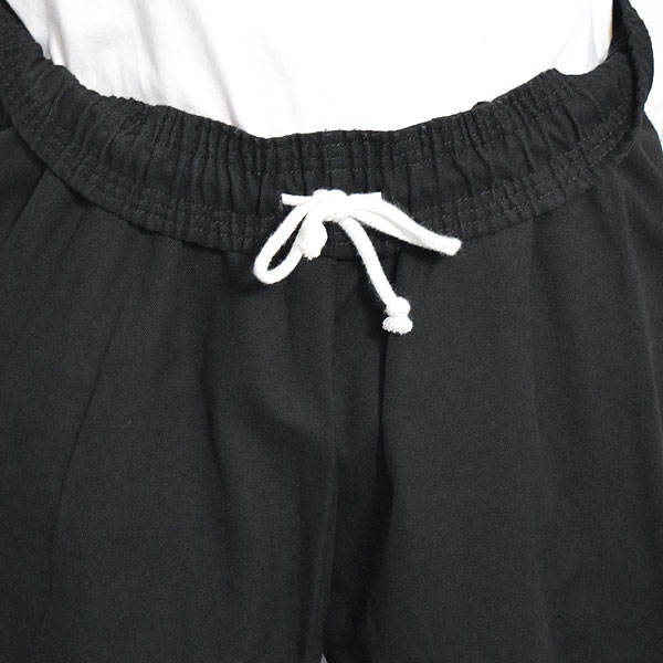 COOKMAN クックマン Chef Pants Semiwide Duck Canvas Black -BLACK- メンズ パンツ シェフパンツ atfpts