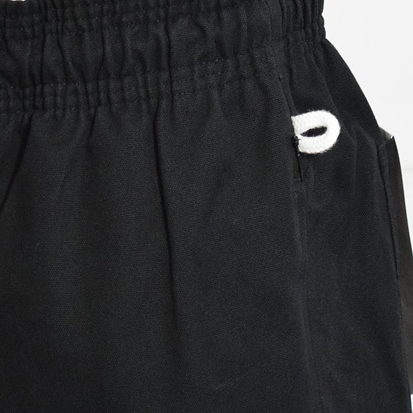 COOKMAN クックマン Chef Pants Semiwide Duck Canvas Black -BLACK- メンズ パンツ シェフパンツ atfpts