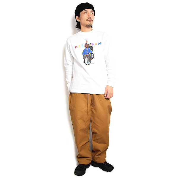 COOKMAN クックマン Chef Pants Semiwide Duck Canvas Brown -BROWN- メンズ パンツ シェフパンツ atfpts