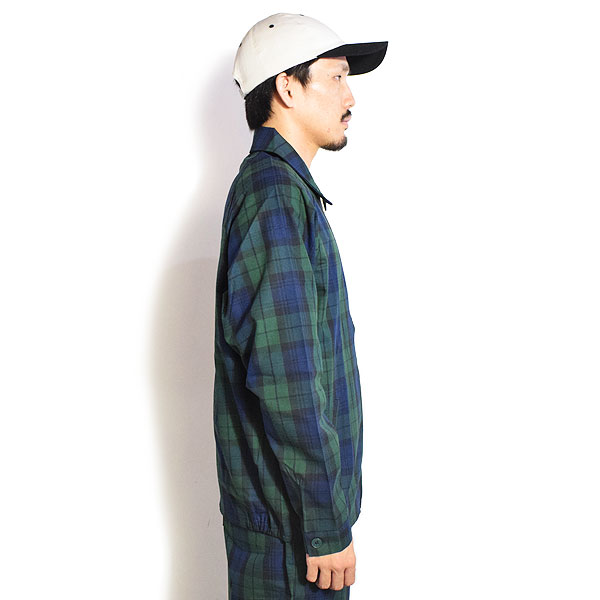COOKMAN クックマン Delivery Jacket Woven Black Watch Check -NAVY- メンズ ジャケット デリバリージャケット アウター atfjkt