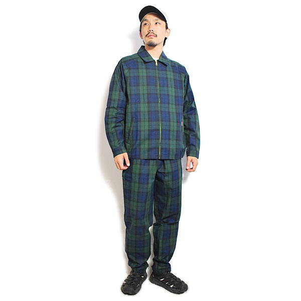 COOKMAN クックマン Delivery Jacket Woven Black Watch Check -NAVY- メンズ ジャケット デリバリージャケット アウター atfjkt