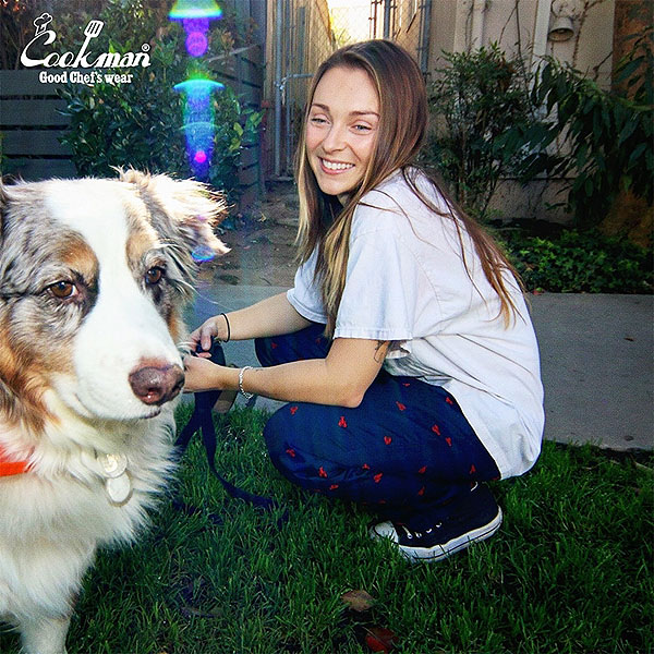 COOKMAN クックマン Chef Pants Embroidery Lobster Navy -NAVY- メンズ パンツ シェフパンツ イージーパンツ ストリート atfpts