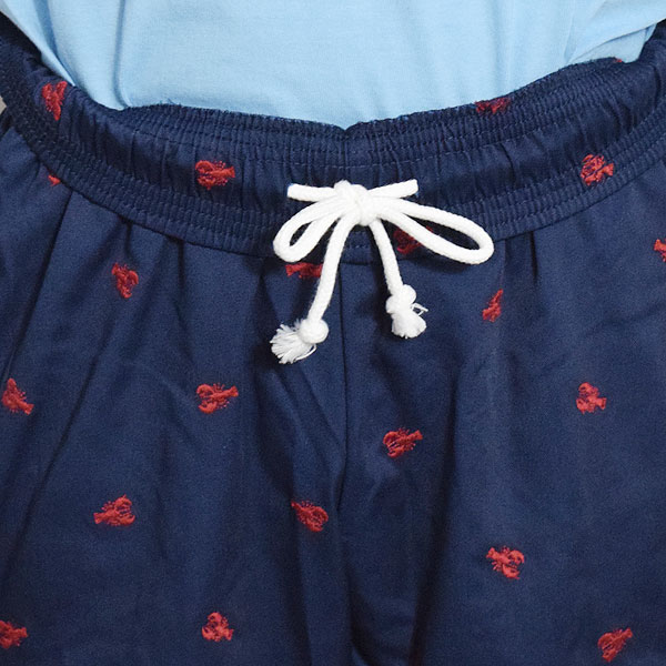 COOKMAN クックマン Chef Pants Embroidery Lobster Navy -NAVY- メンズ パンツ シェフパンツ イージーパンツ ストリート atfpts