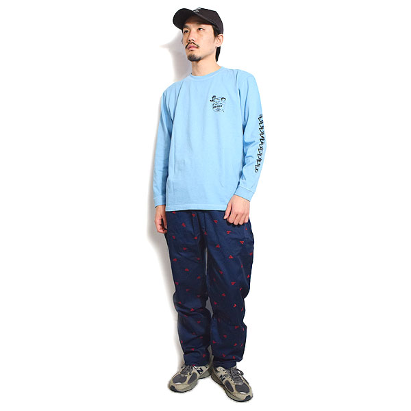 COOKMAN クックマン Chef Pants Embroidery Lobster Navy -NAVY- メンズ パンツ シェフパンツ イージーパンツ ストリート atfpts