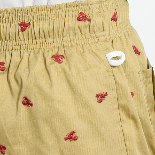 COOKMAN クックマン Chef Pants Embroidery Lobster Beige -BEIGE- メンズ パンツ シェフパンツ イージーパンツ ストリート atfpts