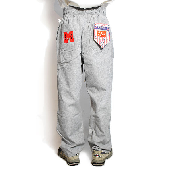 COOKMAN クックマン Chef Pants Semiwide Memphis Red Sox Heather Gray -GRAY- メンズ パンツ シェフパンツ セミワイド atfpts