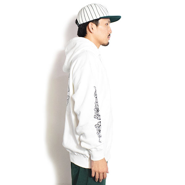 COOKMAN クックマン Zip Hoodie Cutlery -WHITE- メンズ パーカー ジップパーカー スウェット 裏パイル 送料無料 ストリート atftps