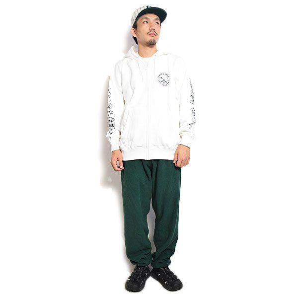 COOKMAN クックマン Zip Hoodie Cutlery -WHITE- メンズ パーカー ジップパーカー スウェット 裏パイル 送料無料 ストリート atftps