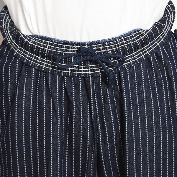 COOKMAN クックマン Chef Pants Semiwide Wabash Denim Navy -NAVY- メンズ パンツ シェフパンツ セミワイド 送料無料 atfpts
