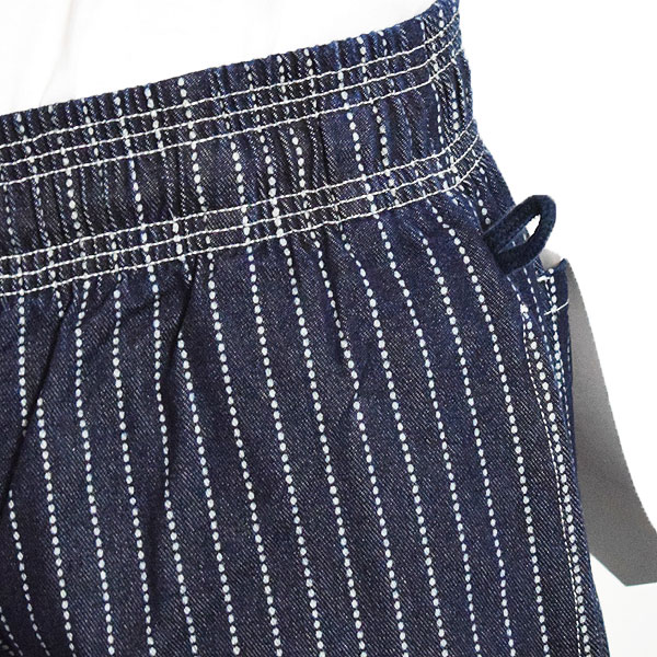 COOKMAN クックマン Chef Pants Semiwide Wabash Denim Navy -NAVY- メンズ パンツ シェフパンツ セミワイド 送料無料 atfpts