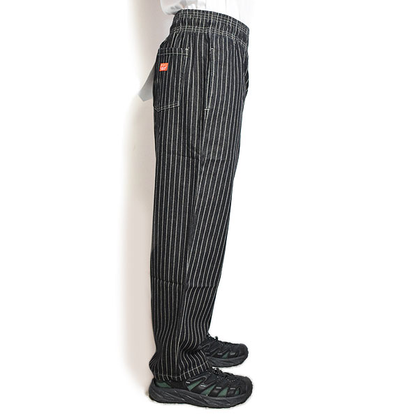 COOKMAN クックマン Chef Pants Semiwide Wabash Denim Black -BLACK- メンズ パンツ シェフパンツ セミワイド 送料無料 atfpts