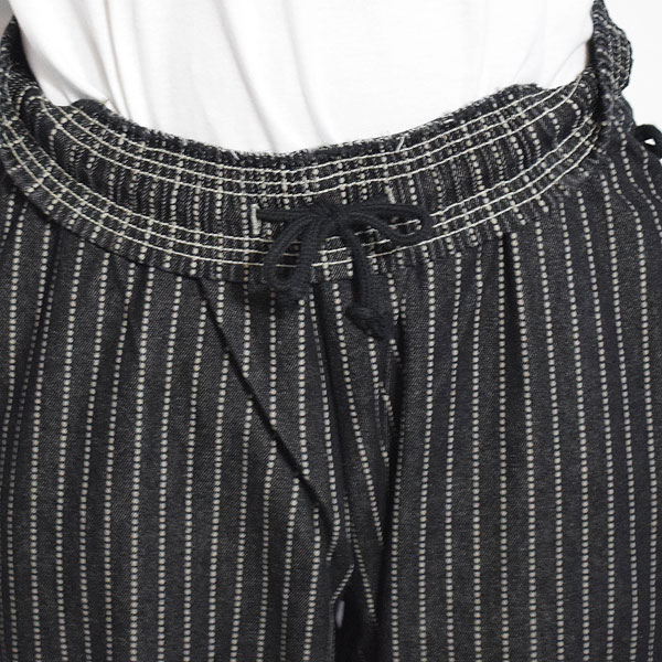 COOKMAN クックマン Chef Pants Semiwide Wabash Denim Black -BLACK- メンズ パンツ シェフパンツ セミワイド 送料無料 atfpts