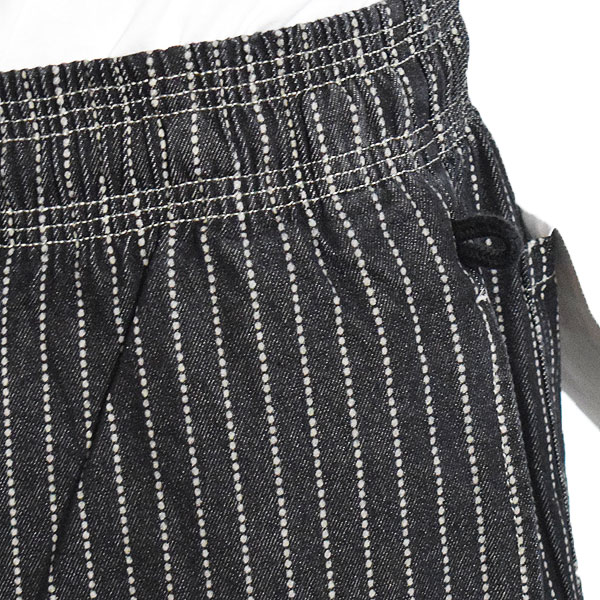 COOKMAN クックマン Chef Pants Semiwide Wabash Denim Black -BLACK- メンズ パンツ シェフパンツ セミワイド 送料無料 atfpts
