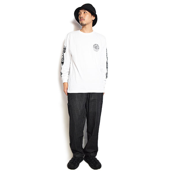 COOKMAN クックマン Chef Pants Semiwide Wabash Denim Black -BLACK- メンズ パンツ シェフパンツ セミワイド 送料無料 atfpts