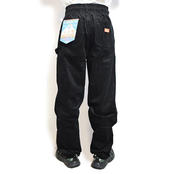 COOKMAN クックマン Carpenter's Pants Corduroy Black -BLACK- メンズ パンツ カーペンターズパンツ シェフパンツ atfpts