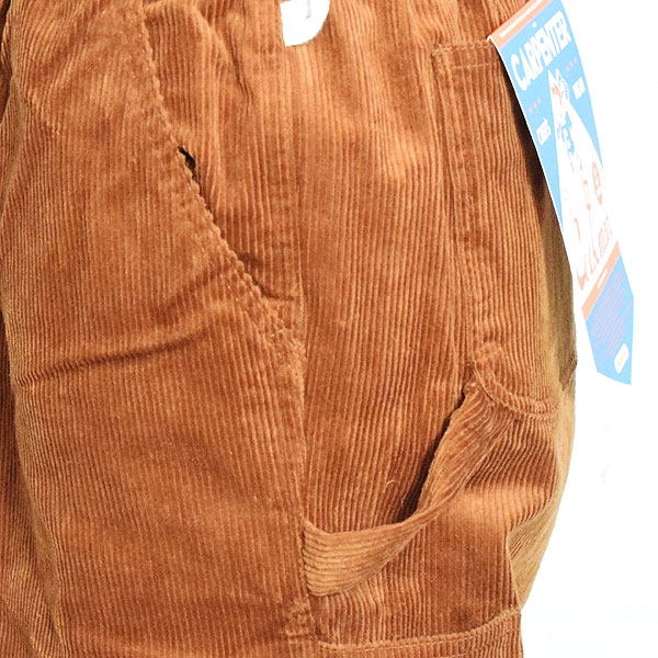COOKMAN クックマン Carpenter's Pants Corduroy Brown -BROWN- メンズ パンツ カーペンターズパンツ シェフパンツ atfpts
