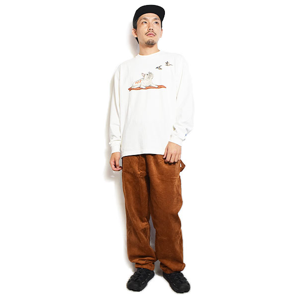 COOKMAN クックマン Carpenter's Pants Corduroy Brown -BROWN- メンズ パンツ カーペンターズパンツ シェフパンツ atfpts