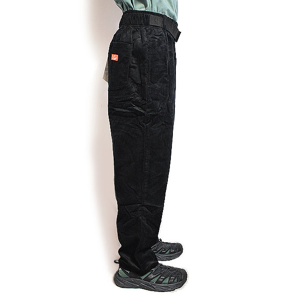 COOKMAN クックマン Chef Pants Semiwide Black Belt Corduroy Black -BLACK- メンズ パンツ シェフパンツ セミワイド atfpts