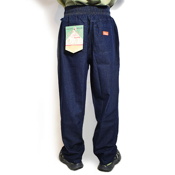 COOKMAN クックマン Ranch Pants Denim Navy -NAVY- メンズ パンツ ランチパンツ シェフパンツ イージーパンツ 送料無料 atfpts