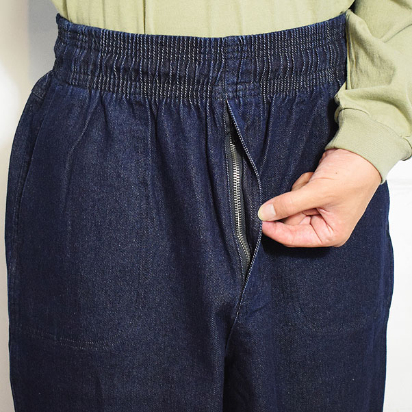 COOKMAN クックマン Ranch Pants Denim Navy -NAVY- メンズ パンツ ランチパンツ シェフパンツ イージーパンツ 送料無料 atfpts