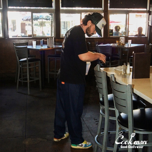 COOKMAN クックマン Ranch Pants Denim Navy -NAVY- メンズ パンツ ランチパンツ シェフパンツ イージーパンツ 送料無料 atfpts